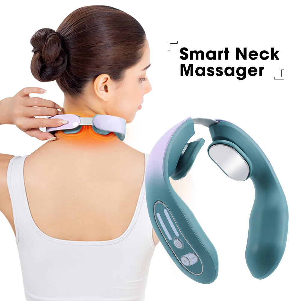 Neck Massag Instruments New Pulse Cervical Massage Instrument for Physical Therapy Shoulder...