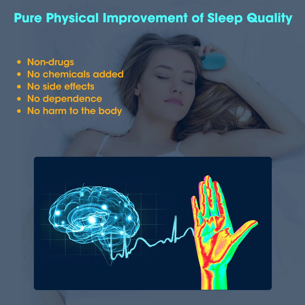 Handheld Sleep Aid Device Help Sleep Relieve Insomnia Instrument Pressure Relief Sleep Device Night Anxiety Therapy