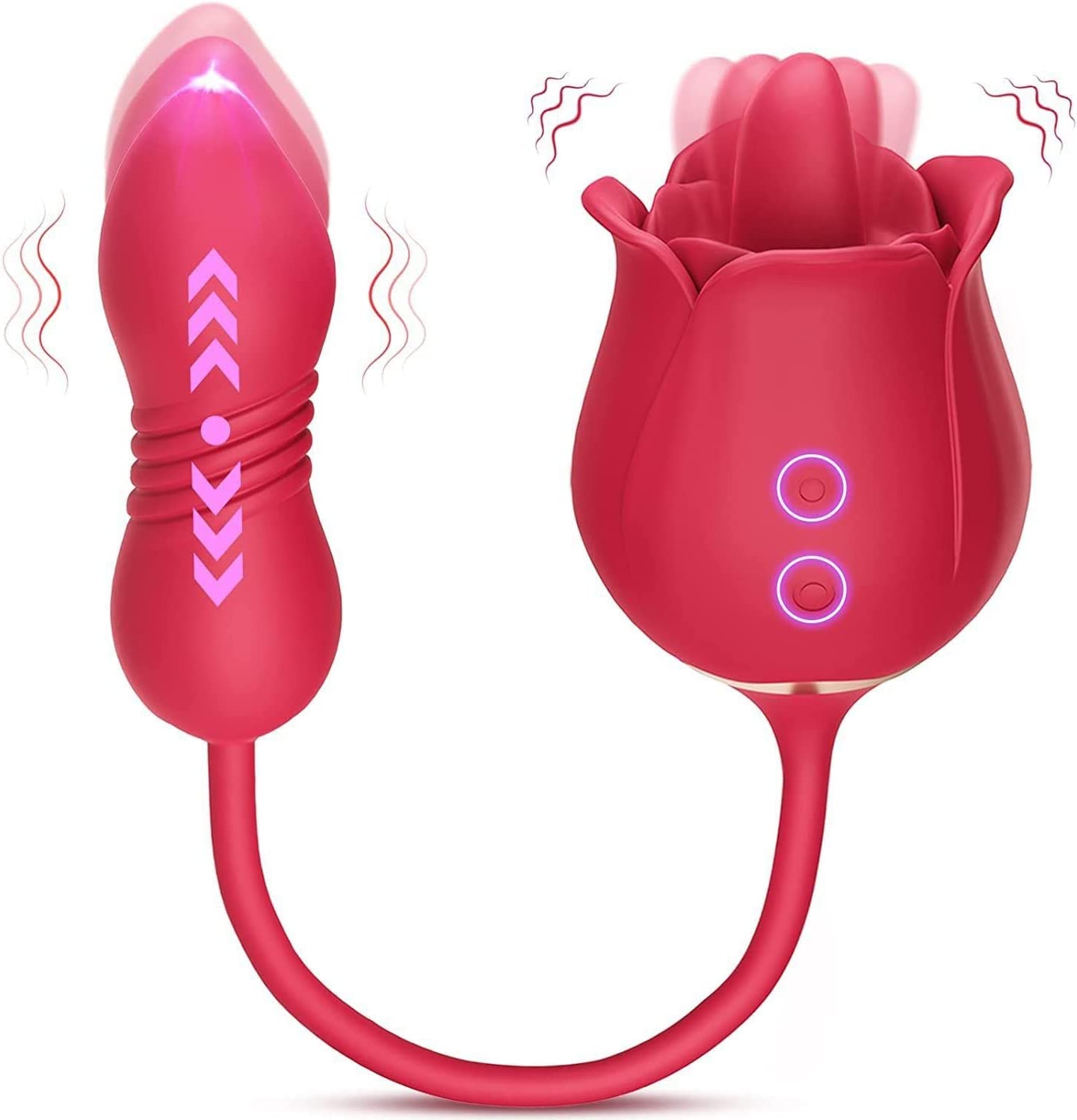 Tongue Rose Stimulator Rose Sexy Toy for Women Clitoris Stimulator