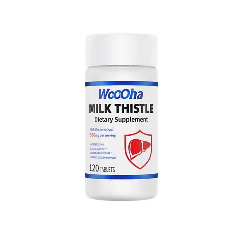 Woooha Milk Thistle Supplement 300mg Extract with Vitamin B12 120 Tablets