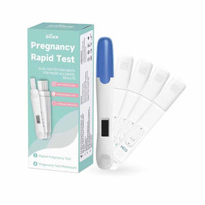 Zioxx Digital Pregnancy Test Early Detection 1 Digital and 4 Regular Pregnancy Tests