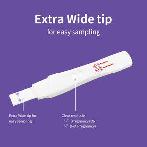 Zioxx Early Result Pregnancy Test Extra Wide Absorbent Tip 5 Counts