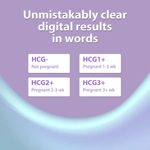 Zioxx Digital Pregnancy Tests with Week Indicator 1 Monitor and 7 Pregnancy Tests
