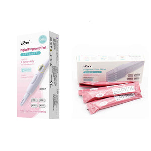 Zioxx Digital Pregnancy Tests with Week Indicator 1 Monitor and 7 Pregnancy Tests