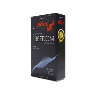 Zioxx Freedom Extra Thin 001 Condoms 12 Counts 52mm