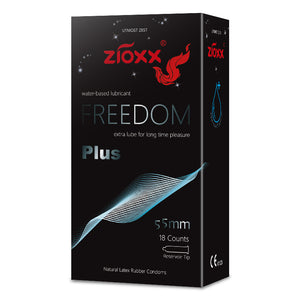 Zioxx Freedom Plus Extra Large Thin Condom 18 Counts
