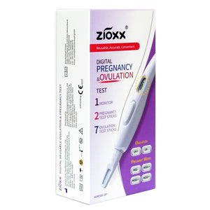 Zioxx Digital Pregnancy and Ovulation Test Kit Dual Function in One Test