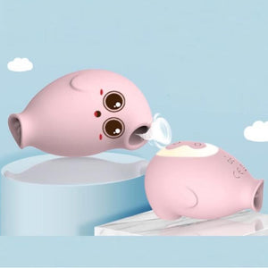 Peguin Sex Toy Soft Touch Clitoral Sucker Vibrator Nipple Massager